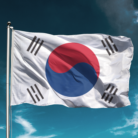 VLAG ZUID-KOREA 200 X 300 CM